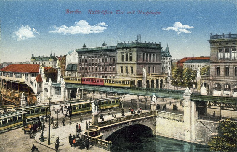 Hallesches Tor, Berlín (barevné foto) od Photographer German