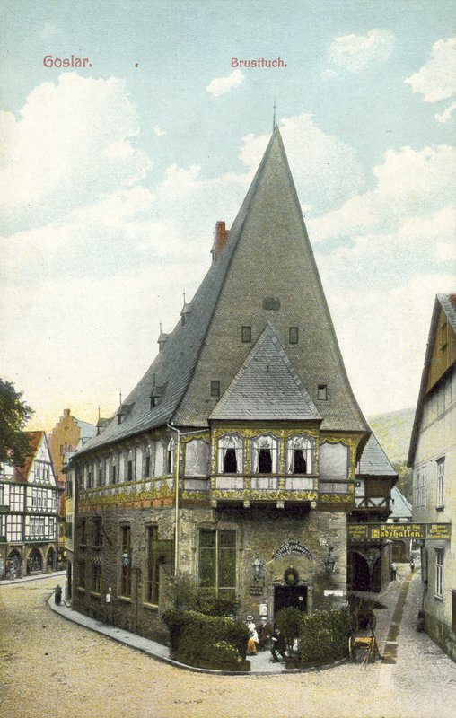 Hotelová náprsenka, Goslar (barevné foto) od Photographer German