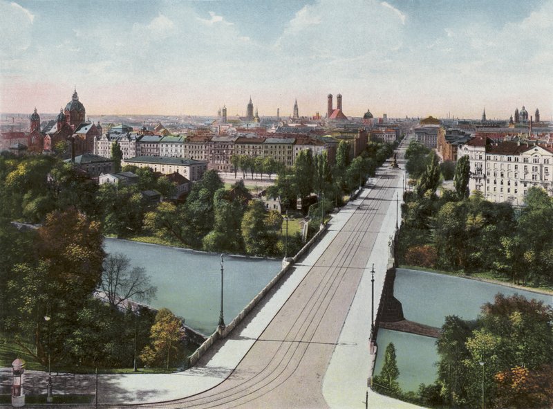 Mnichov z Maximilianea (foto) od Photographer German