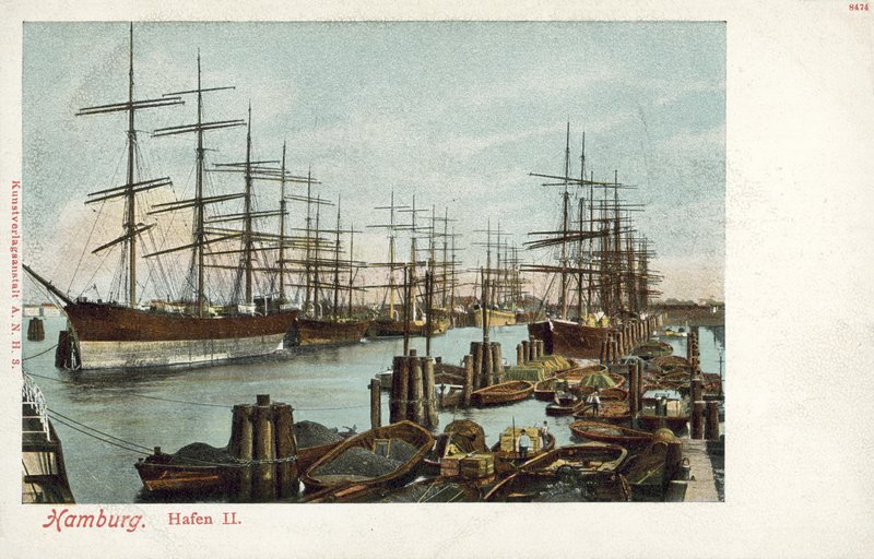 Port, Hamburk (barevné foto) od Photographer German