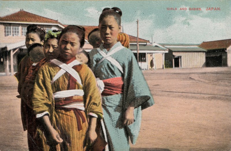 Dívky a děti, Japonsko (foto) od Photographer Japanese