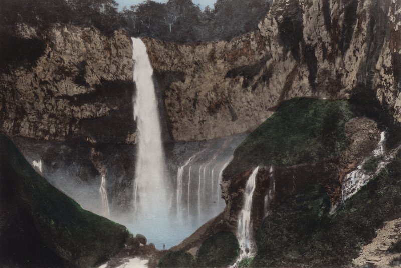 Japonsko, kolem roku 1912: Kegon Fall, Nikko (foto) od Photographer Japanese