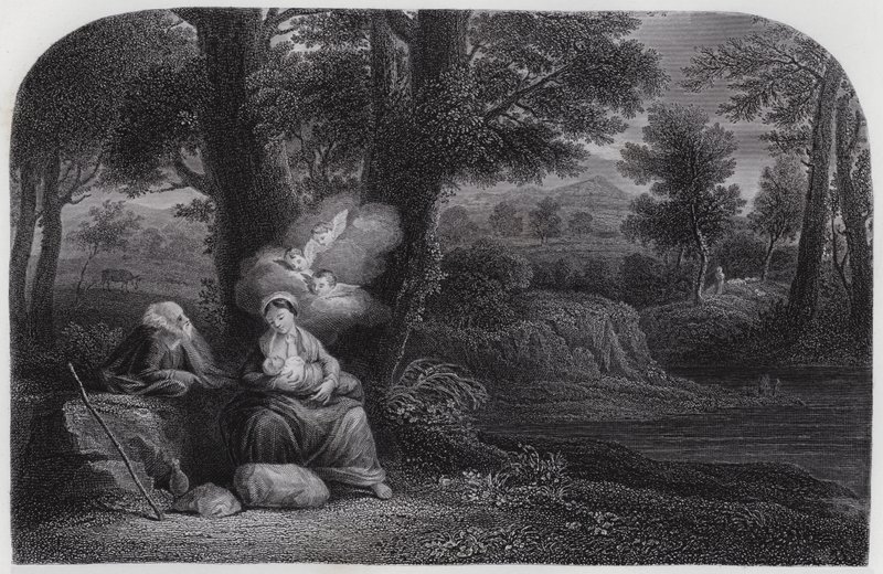 The Repose mimochodem od Pier Francesco Mola