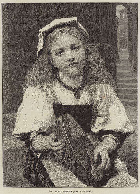 Rozbitá tamburína od Pierre Louis de Coninck