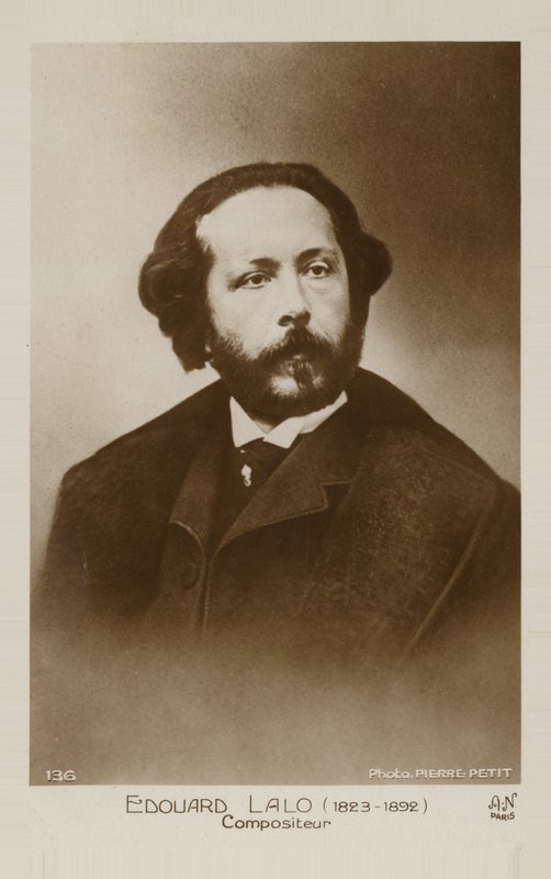 Portrét Edouarda Lalo od Pierre Petit