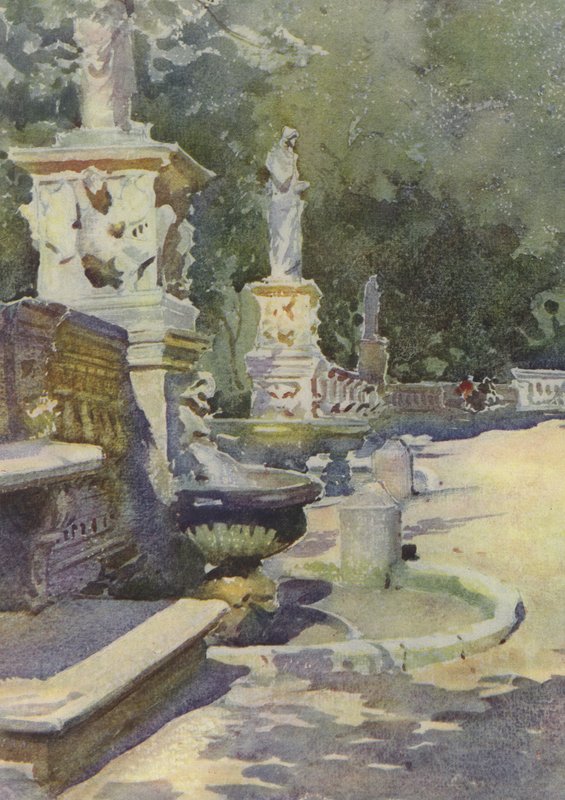 Villa Borghese, Řím od Pierre Vignal