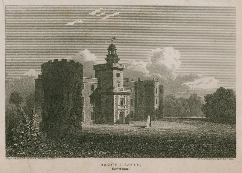 Bruce Castle, Tottenham, Londýn od Pieter Jansz. Quast