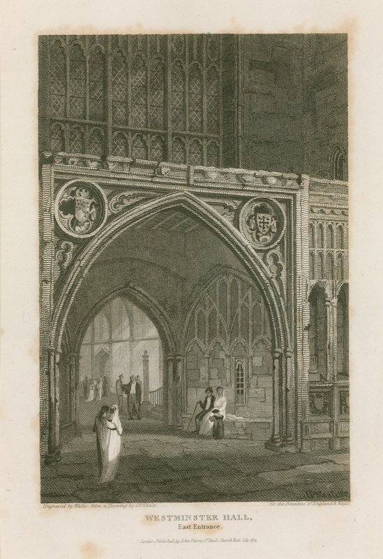 Westminster Hall od Pieter Jansz. Quast