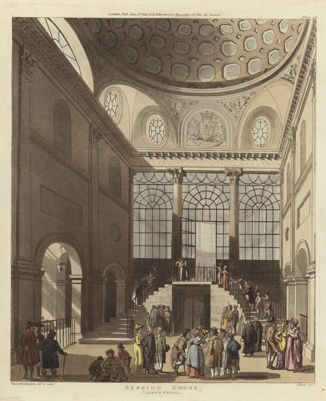 Session House od Pugin and Rowlandson