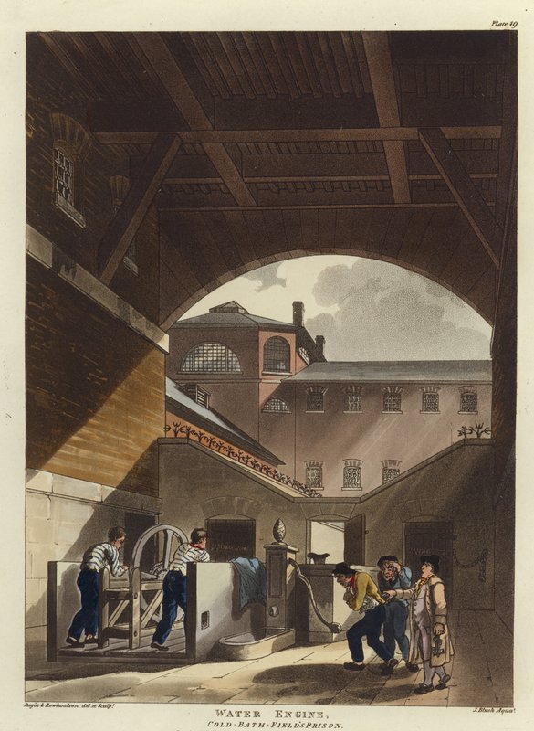 Vodní motor od Pugin and Rowlandson