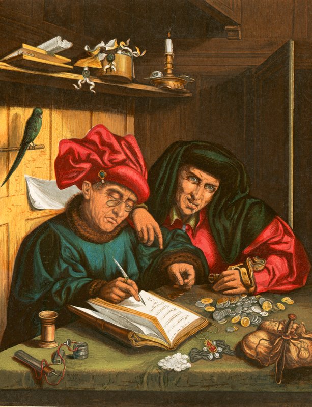 Lakomci od Quentin Massys or Metsys