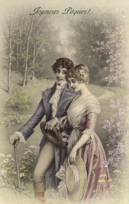 Chodící pár od Raimund Ritter Von Brennerstein Wichera
