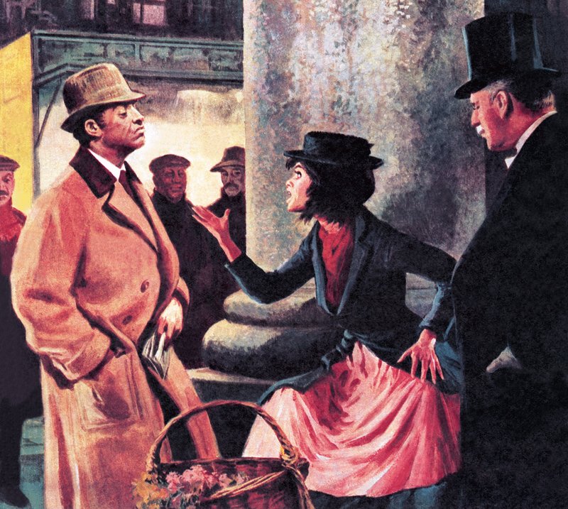 Profesor Higgins a Eliza Doolittleová od Ralph Bruce
