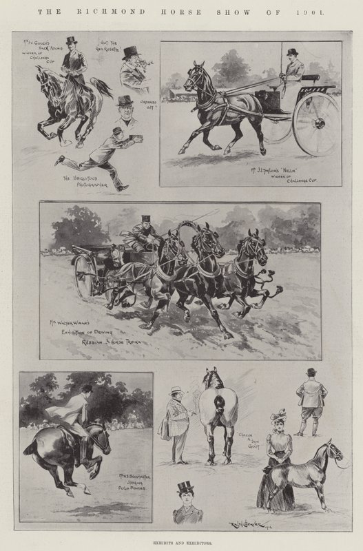 Richmondská koňská show z roku 1901 od Ralph Cleaver