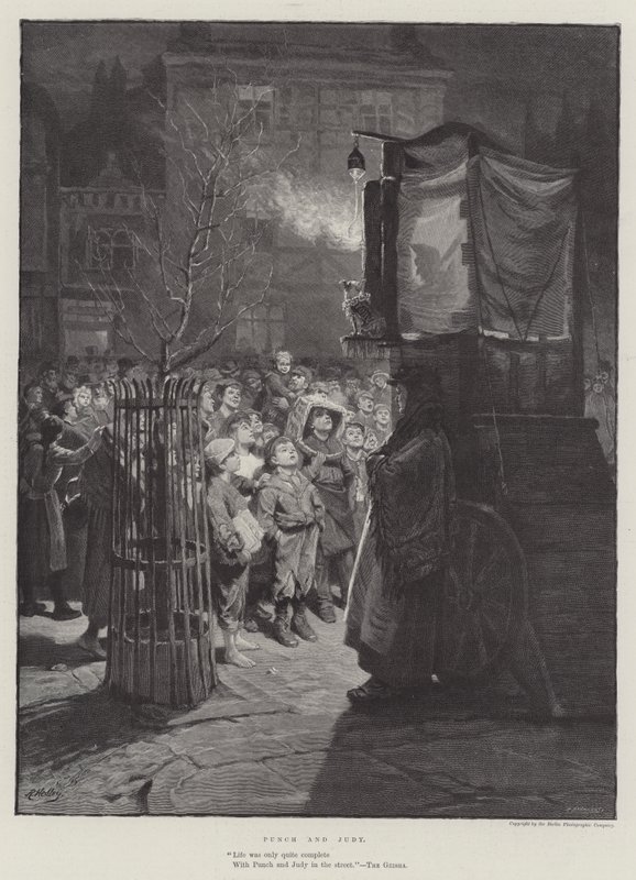 Punch a Judy od Ralph Hedley