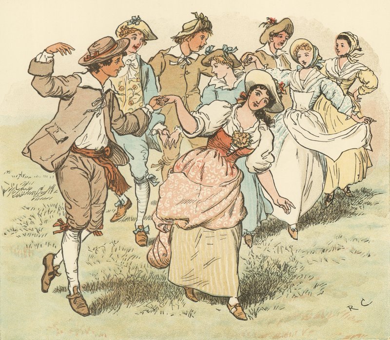 Přijďte, děvčata a chlapci od Randolph Caldecott