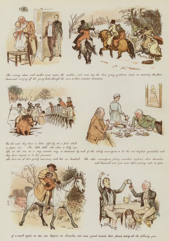 Vánoce Curmudgeons od Randolph Caldecott