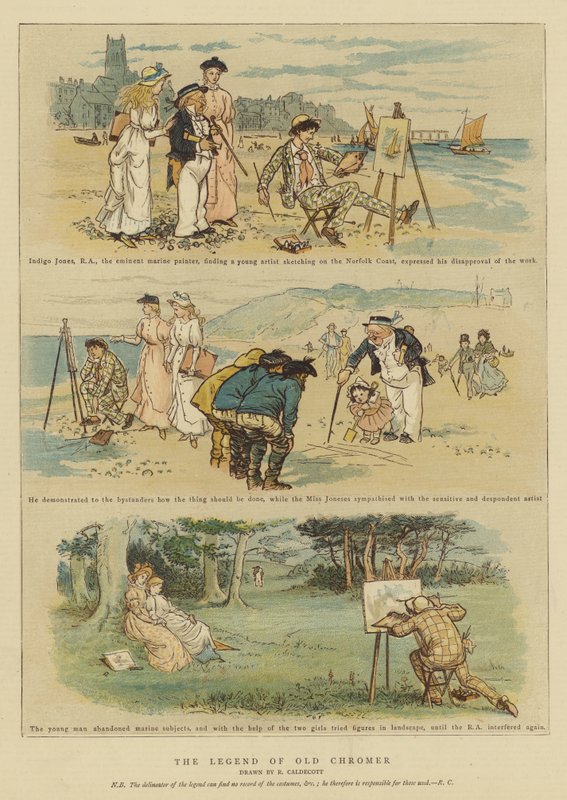 The Legend of Old Chromer (chromolitho) od Randolph Caldecott