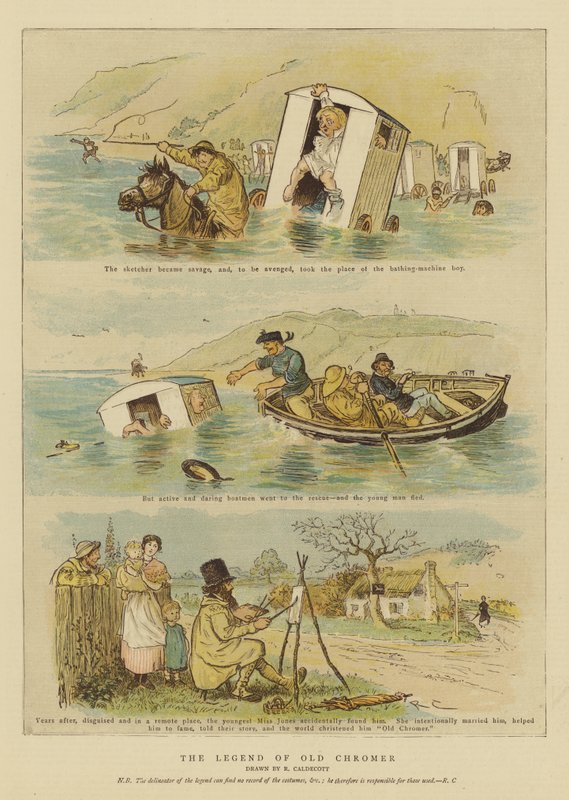The Legend of Old Chromer (chromolitho) od Randolph Caldecott
