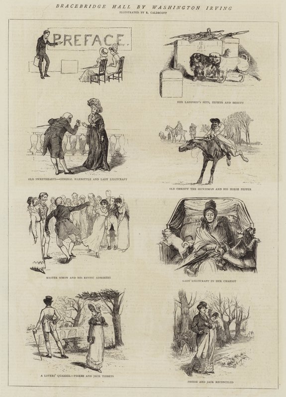Bracebridge Hall od Washingtona Irvinga od Randolph Caldecott