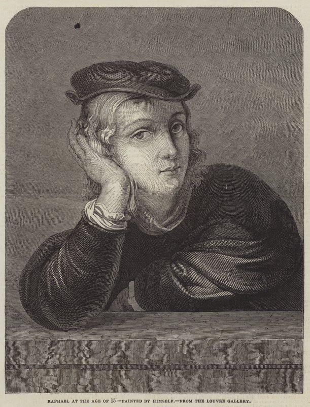 Raphael ve věku 15 let od Raffaello Sanzio Raphael