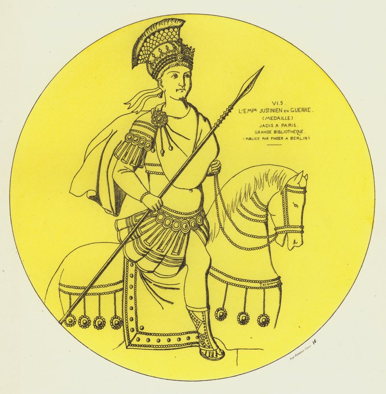 Císař Justinián ve válce od Raphael Jacquemin