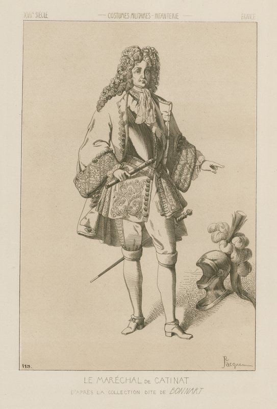 Nicolas Catinat, maršál Francie (16371712) od Raphael Jacquemin