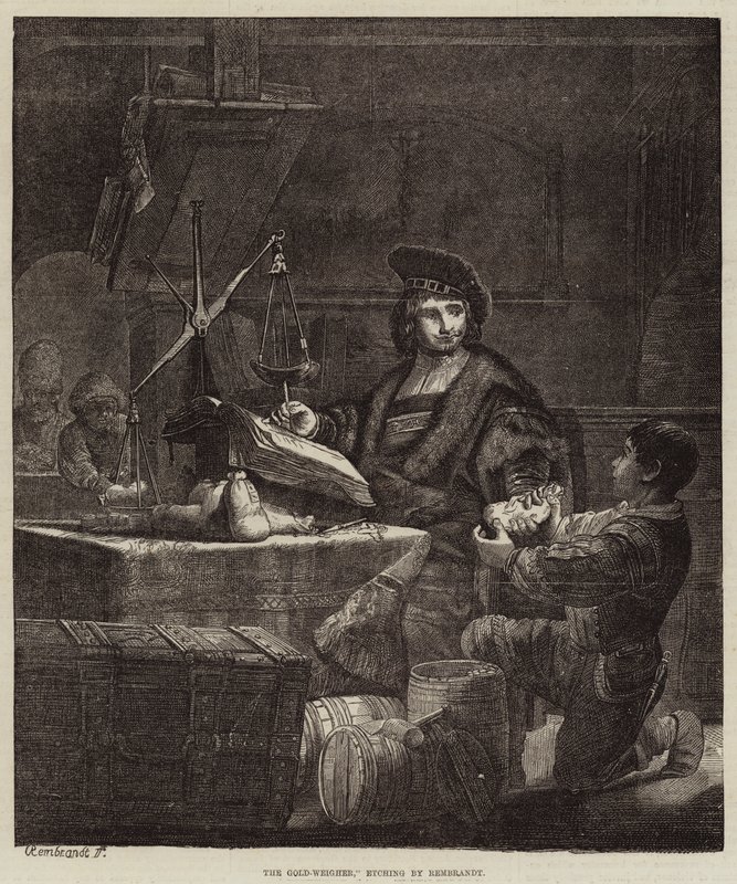 Zlatá váha od Rembrandt van Rijn