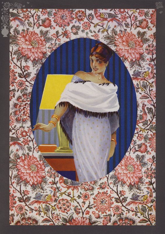 Módní talíř ve stylu art deco od Rene Vincent