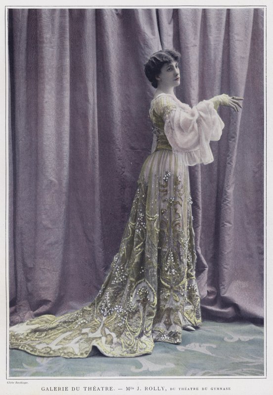 Jane Rolly , francouzská herečka (barevné foto) od Reutlinger Studio