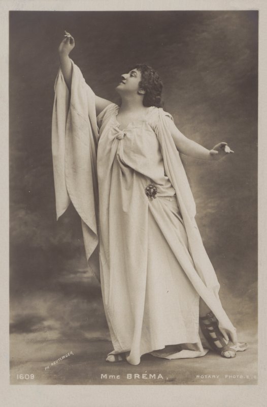 Marie Brema, anglická mezzosopranistka od Reutlinger Studio