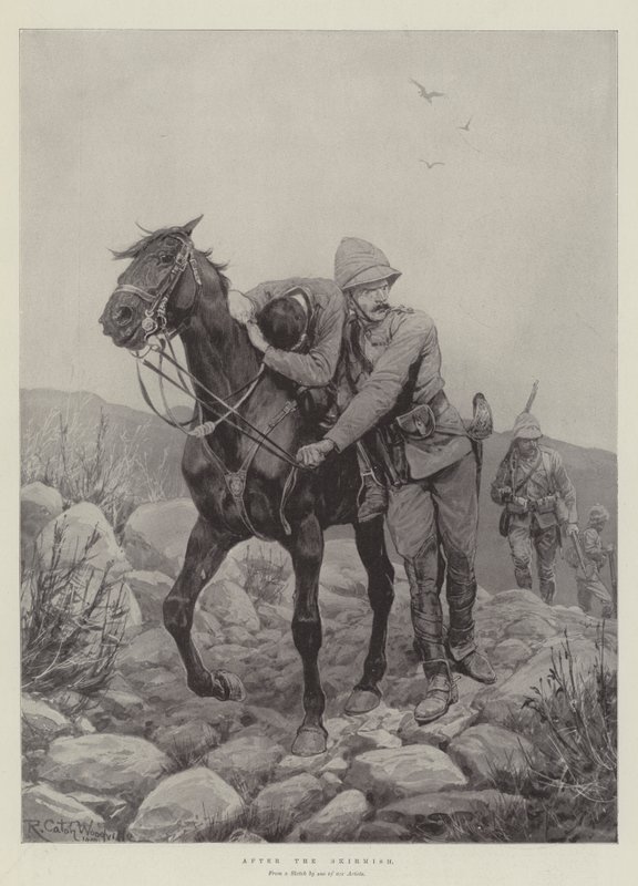 Po šarvátce od Richard Caton Woodville junior