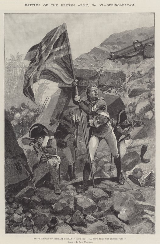 Bitvy britské armády, Seringapatam od Richard Caton Woodville junior