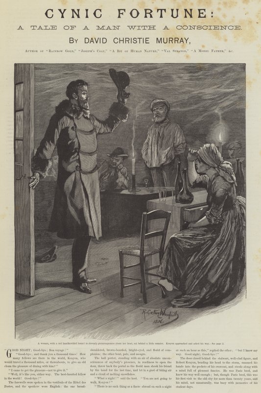 Cynic Fortune, Příběh muže se svědomím, David Christie Murray od Richard Caton Woodville junior