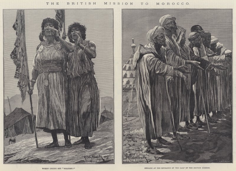 Britská mise do Maroka od Richard Caton Woodville junior
