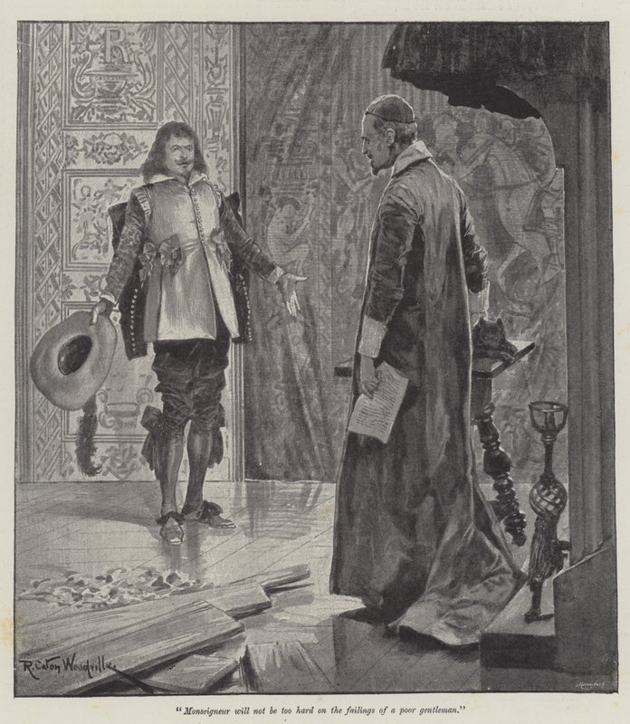 Under the Red Robe, Stanley J Weyman od Richard Caton Woodville junior