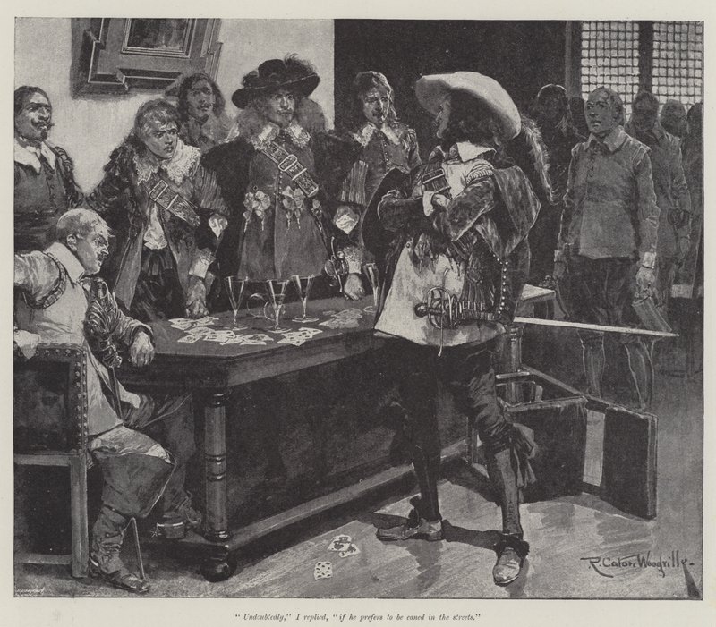 Under the Red Robe, Stanley J Weyman od Richard Caton Woodville junior