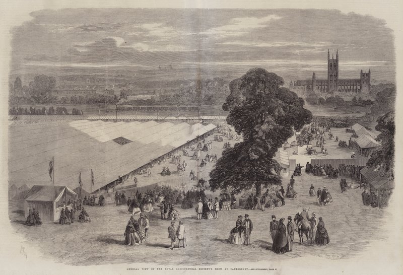 Celkový pohled na výstavu Royal Agricultural Society v Canterbury od Richard Principal Leitch