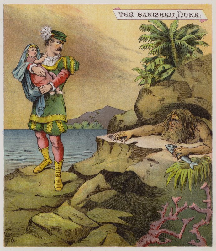 Ilustrace pro The Tempest (chromolitho) od Richard Andre