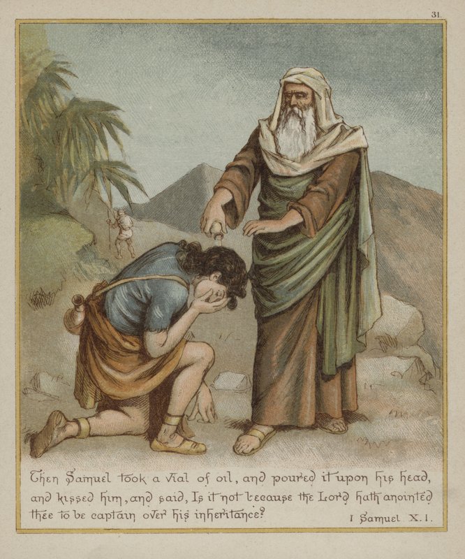 Samuel maže Davida od Richard Andre
