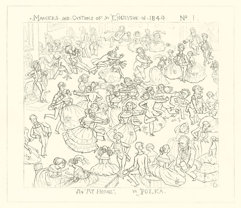 1849, Doma, Polka od Richard Doyle