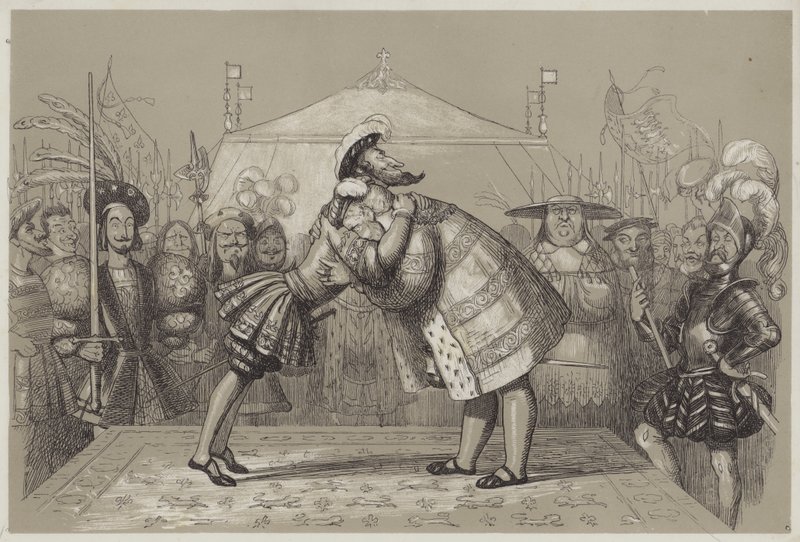 Field Of The Cloth Of Gold (akvatinta) od Richard Doyle