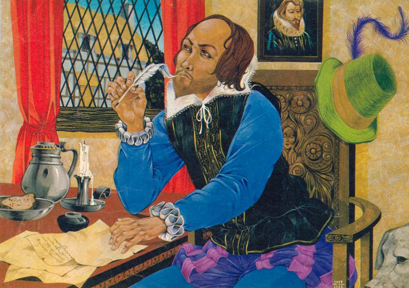 William Shakespeare píše od Richard Hook