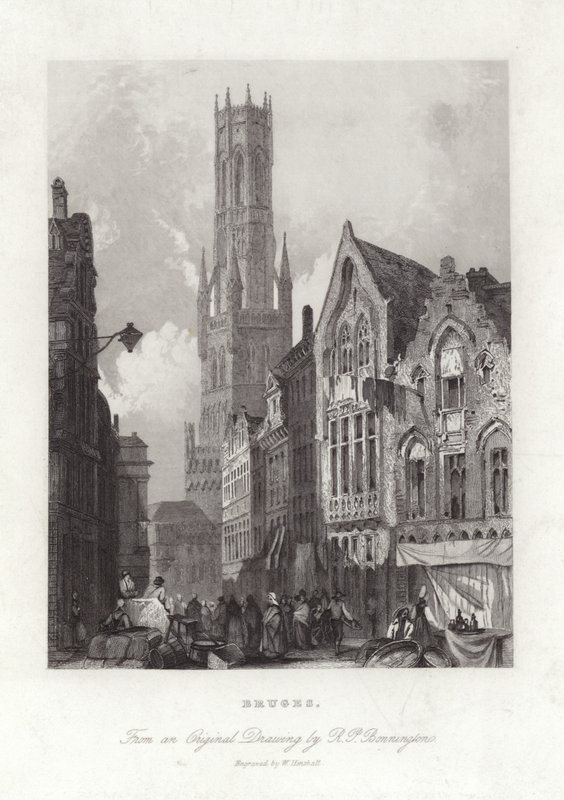 Bruggy od Richard Parkes Bonington