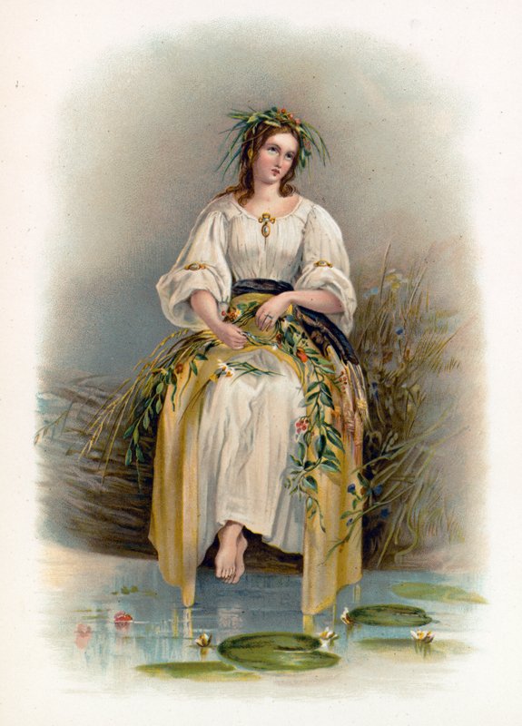 Ofélie z Hamleta od Richard Redgrave