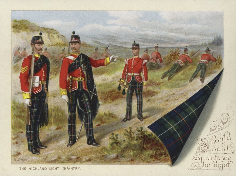 Lehká horalská pěchota (chromolitho) od Richard Simkin