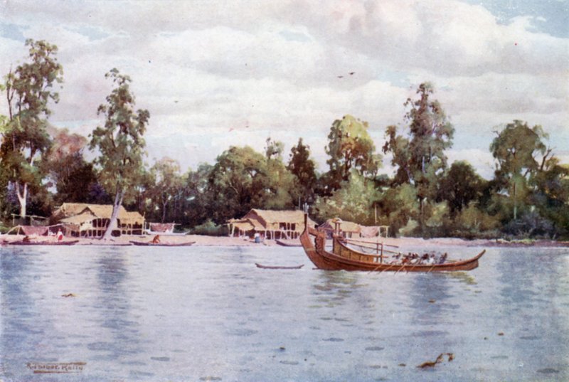 Na Bassein Creek od Robert George Talbot Kelly
