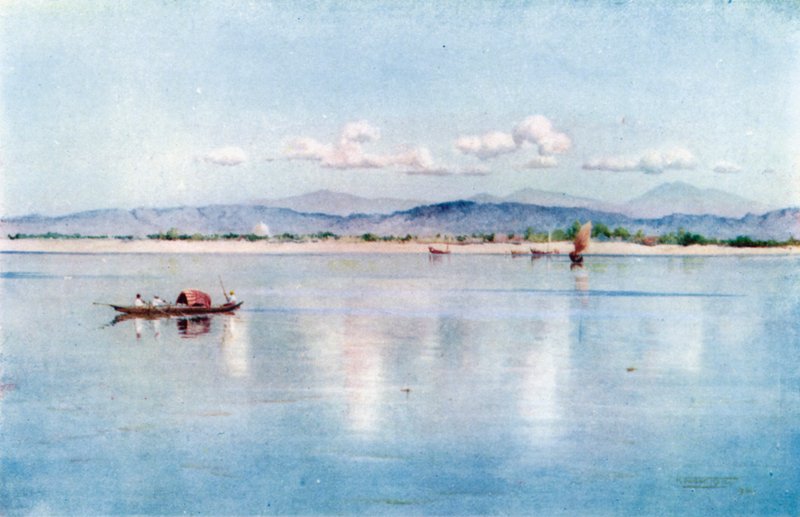 Řeka v Pakokku od Robert George Talbot Kelly