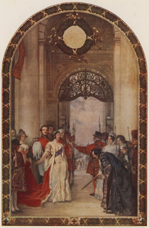 Otevření Royal Exchange královnou Viktorií, Londýn, 1844 od Robert Walker Macbeth