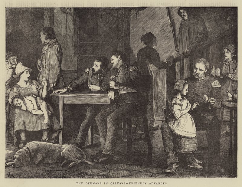 Němci v Orleansu, přátelské zálohy od Robert Walker Macbeth